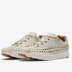 Nike Women's Woven Mayfair Sneakers, Cream, 7